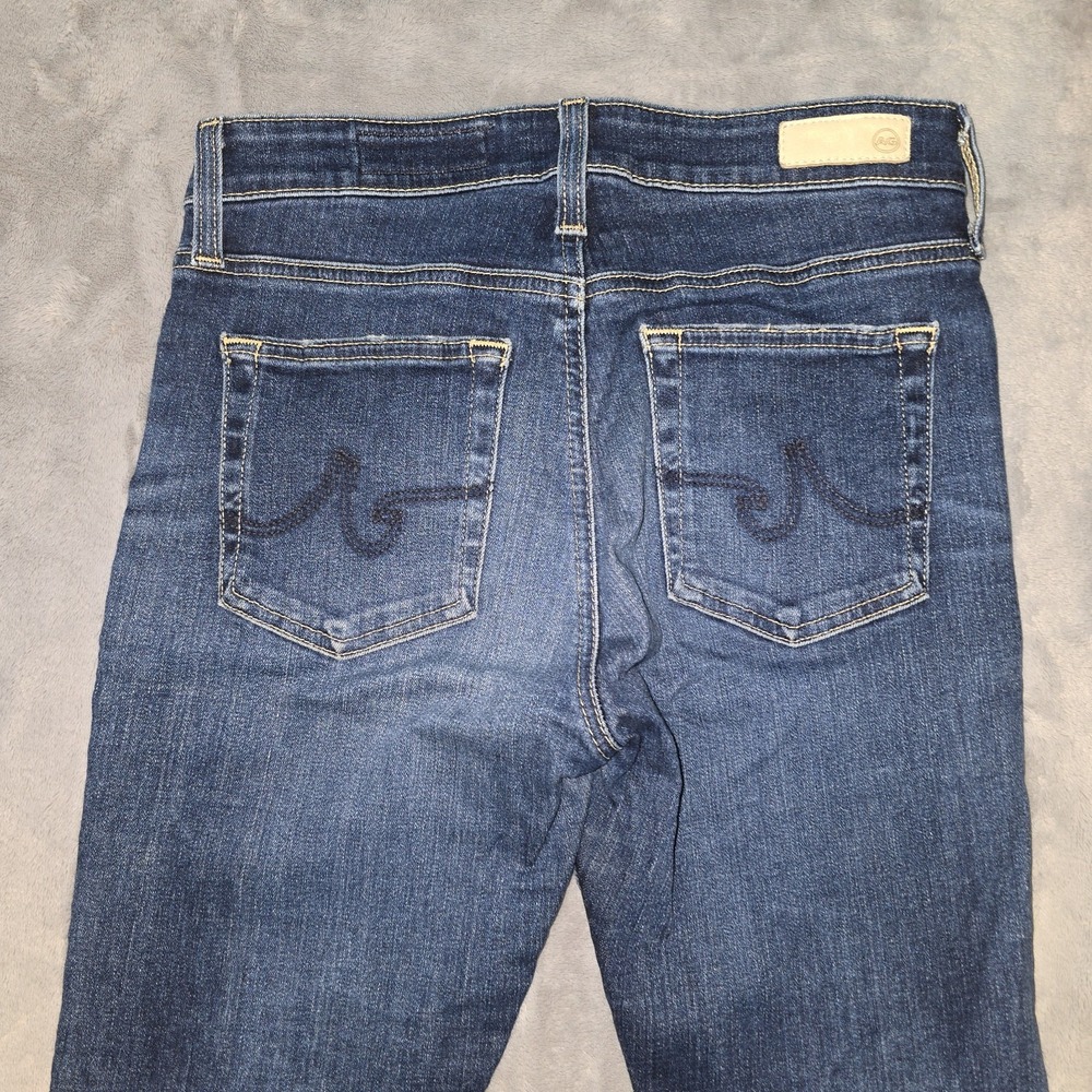 AG‎ Adriano Goldschmied Jeans Womens 27R Blue Farrah Skinny Ankle High Rise